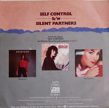 Laura Branigan – Self Control (7", Italy - 1984)