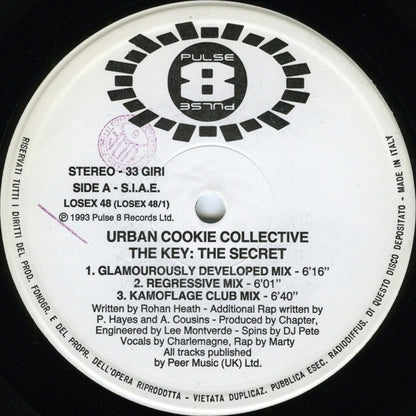 Urban Cookie Collective – The Key : The Secret (12", Italy - 1993)