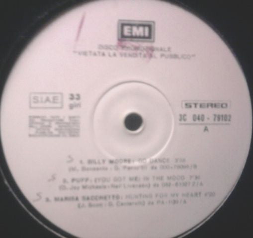 Various – Disco Promozionale (12", Italy - 1979)