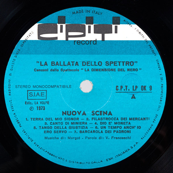 Nuova Scena – La Ballata Dello Spettro (LP, Album, Italy - 1973)