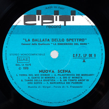 Nuova Scena – La Ballata Dello Spettro (LP, Album, Italy - 1973)