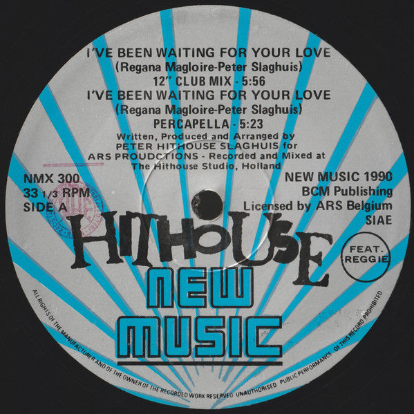Hithouse, Reggie – I've Been Waiting For Your Love (12", Italy - 1990)
