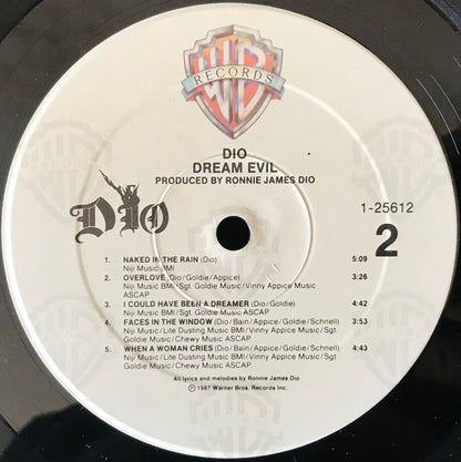 Dio (2) – Dream Evil (LP, Album, US - 1987)
