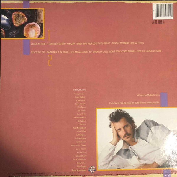 Michael Franks – Passionfruit (LP, Album, Italy - 1984)