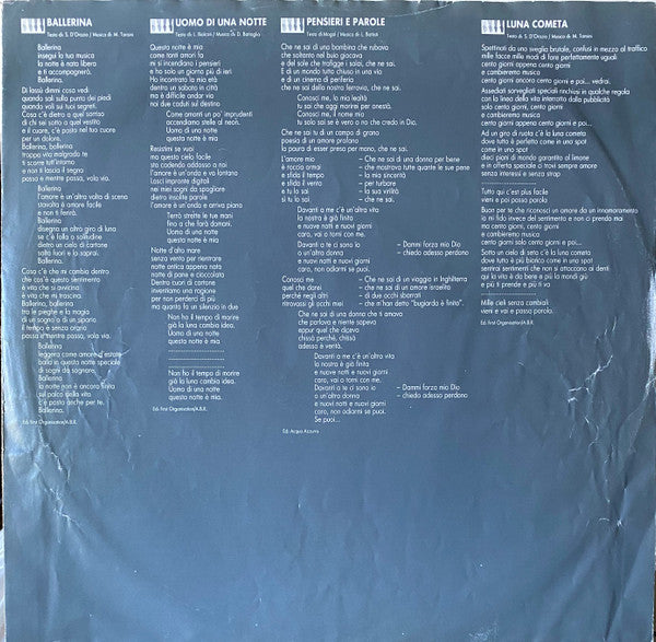 Lena Biolcati – Ballerina (LP, Album, Italy - 1987)