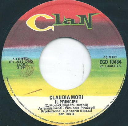 Claudia Mori – Il Principe (7", Italy - 1983)