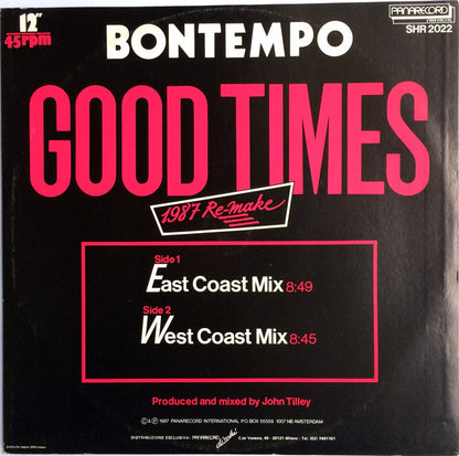 Bontempo – Good Times (1987 Re-make) (12", Netherlands - 1987)