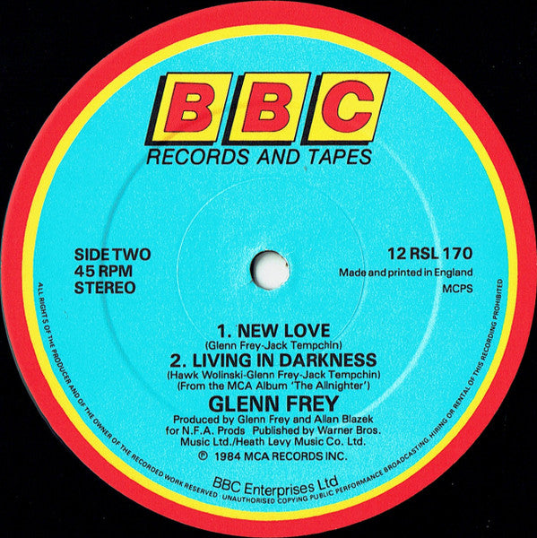 Glenn Frey – Smuggler's Blues (12", UK - 1985)