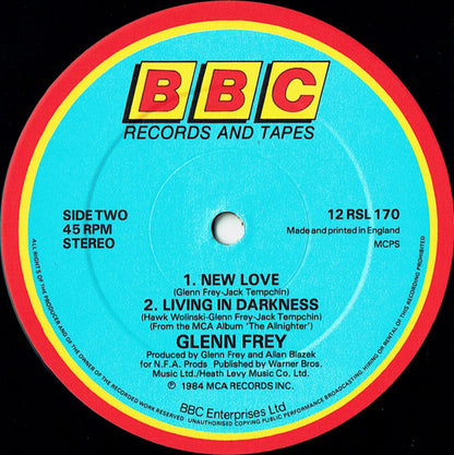 Glenn Frey – Smuggler's Blues (12", UK - 1985)