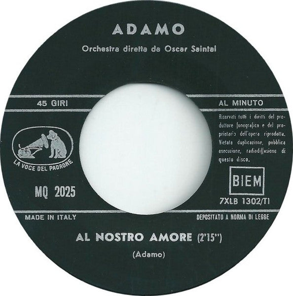 Adamo – Amo (7", Italy - 1966)