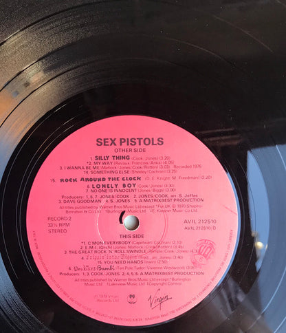 Sex Pistols – The Great Rock 'N' Roll Swindle (LP, Album, Italy - 1979)