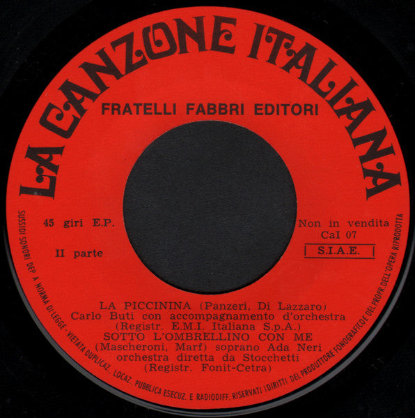Various – La Canzone Italiana - N° 7 (7", Italy - 1970)