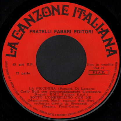 Various – La Canzone Italiana - N° 7 (7", Italy - 1970)
