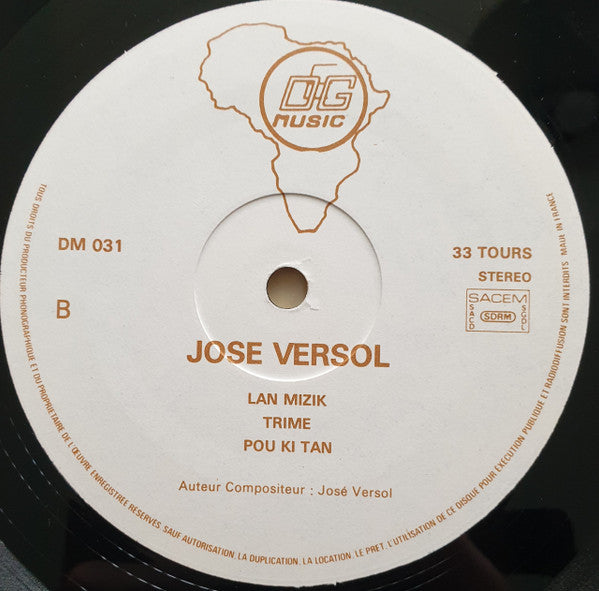 José Versol – Myste (LP, France - 1987)