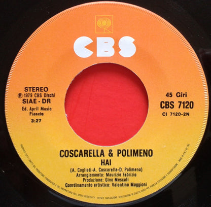 Coscarella & Polimeno – La Strada Del Sole (7", Italy - 1979)