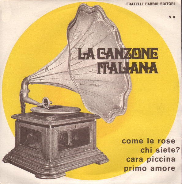 Various – La Canzone Italiana - N° 8 (7", Italy - 1970)