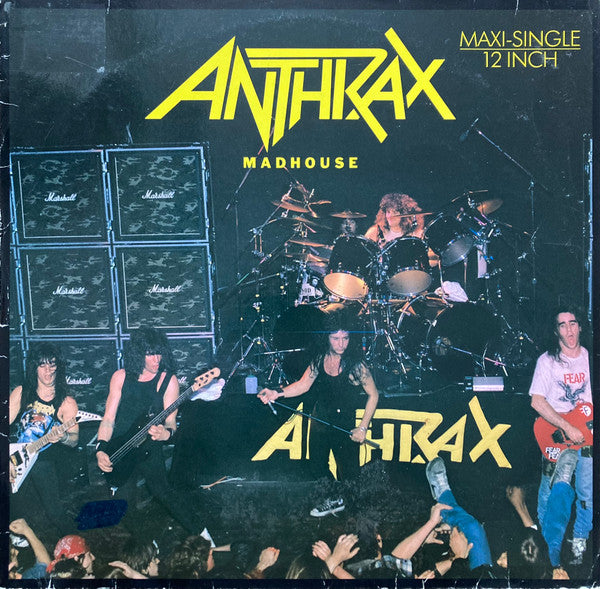 Anthrax – Madhouse (12", Europe - 1986)