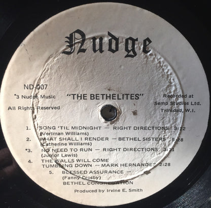 The Bethelites – The Bethelites (LP, Album, Trinidad & Tobago)