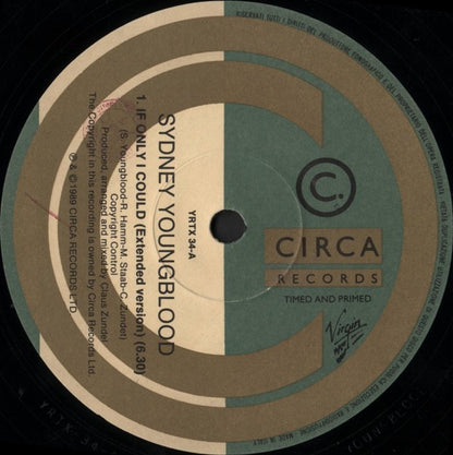 Sydney Youngblood – If Only I Could (12", Italy - 1989)