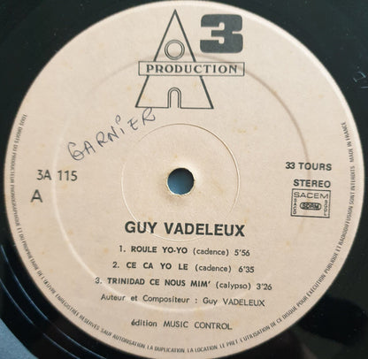 Guy Vadeleux – Guy Vadeleux (LP, Martinique - 1978)