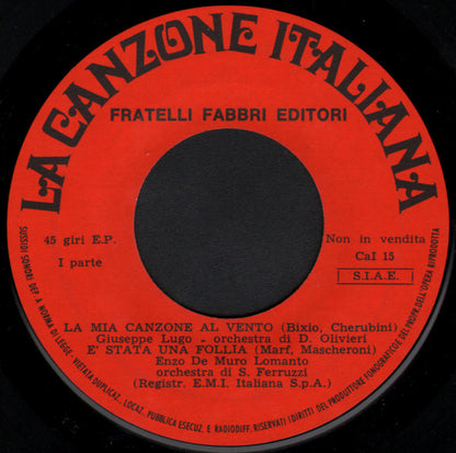 Various – La Canzone Italiana - N° 15 (7", Italy - 1970)