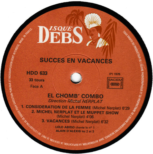 El Chomb' Combo, Michel Nerplat – Succes En Vacances (LP, France - 1978)