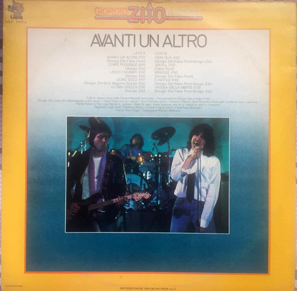 Giorgio Zito, Diesel (19) – Avanti Un Altro (LP, Album, Italy - 1982)