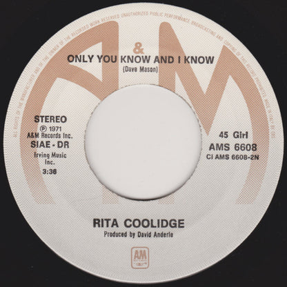 Rita Coolidge – You (7", Italy - 1978)