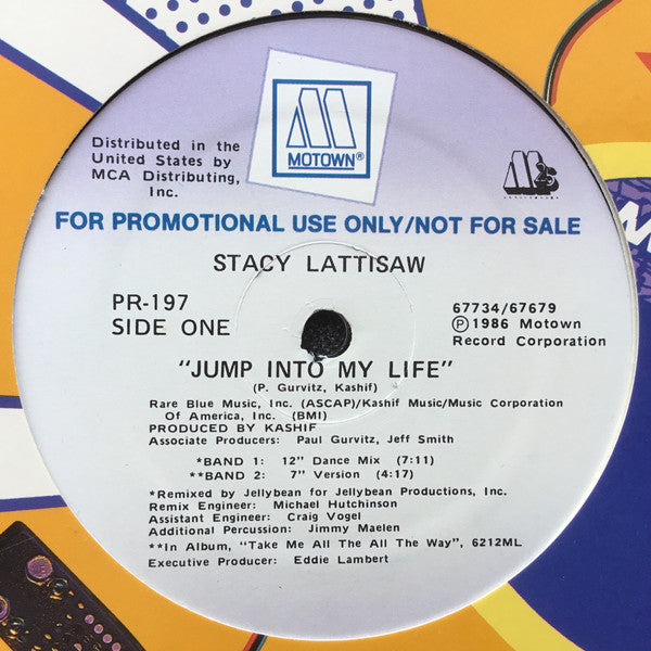Stacy Lattisaw – Jump Into My Life (12", US - 1986)