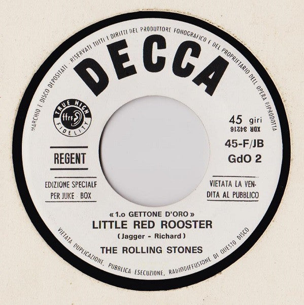 The Rolling Stones – Get Off Of My Cloud / Little Red Rooster (7", Italy)