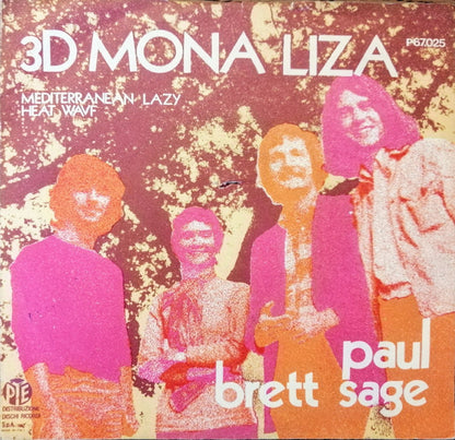 Paul Brett's Sage – 3D Mona Liza (7", Italy - 1970)