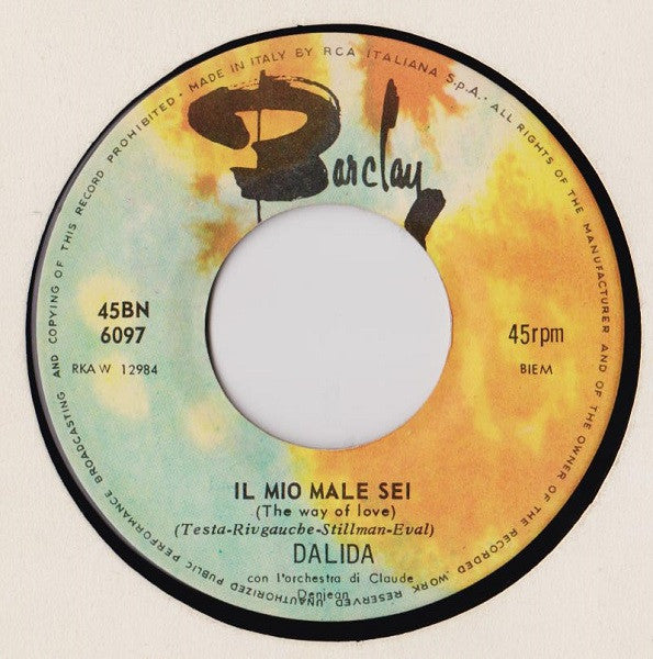 Dalida – Bang Bang (7", Italy - 1966)