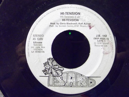Hi-Tension, Johnny Wakelin – Hi Tension / Afro Afrique (7", Italy - 1978)
