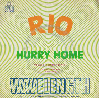Wavelength (5) – Rio (7", Italy - 1983)