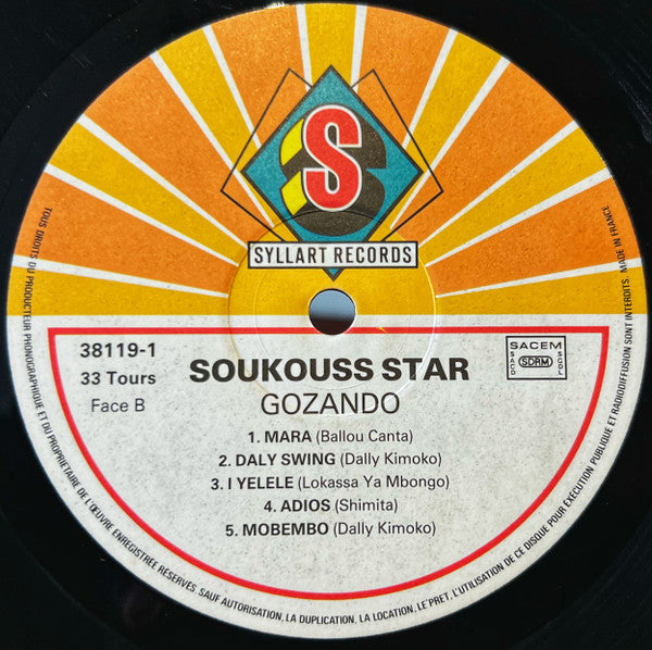 Soukous Stars – Gozando (LP, Album, France - 1992)
