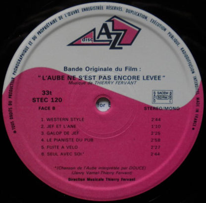 Thierry Fervant – L'aube Ne S'est Pas Encore Levée (Musique Originale Du Film) (LP, Album, France - 1972)