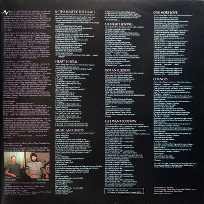 Imagination – In The Heat Of The Night (LP, Album, Italy - 1982)