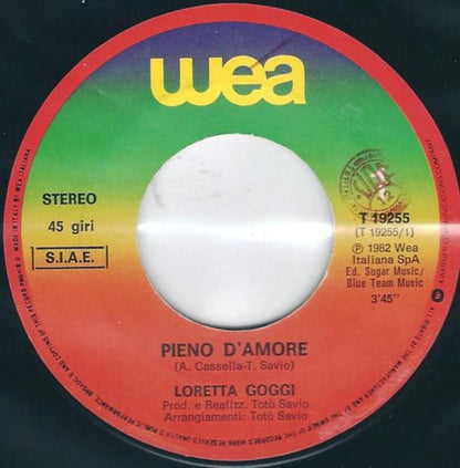 Loretta Goggi – Pieno D'Amore (7", Italy - 1982)
