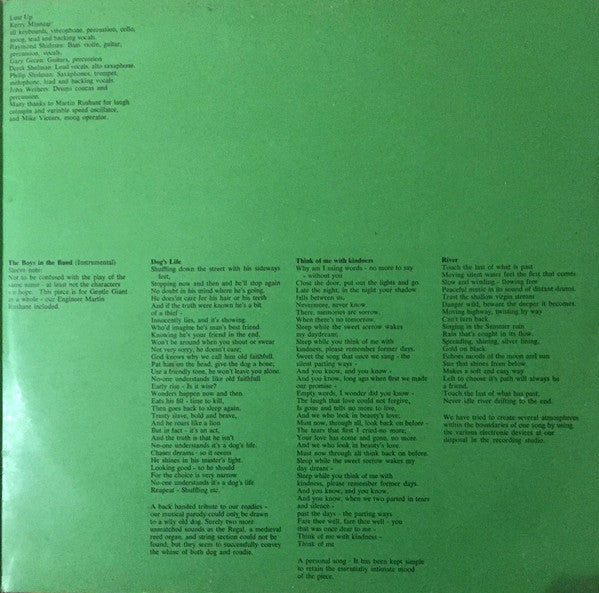 Gentle Giant – Octopus (LP, Album, Italy - 1972)