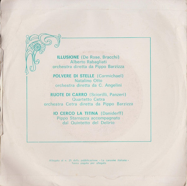 Various – La Canzone Italiana - N° 25 (7", Italy - 1970)