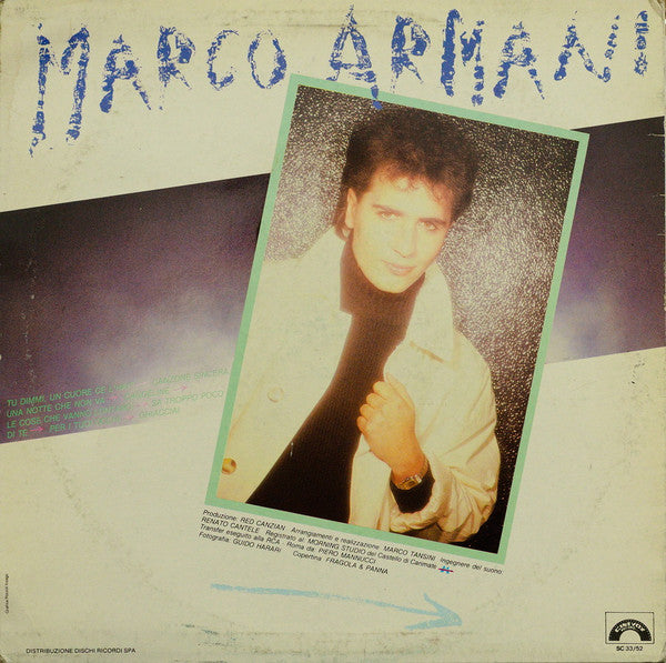Marco Armani – Le Cose Che Vanno Lontano (LP, Album, Italy - 1985)