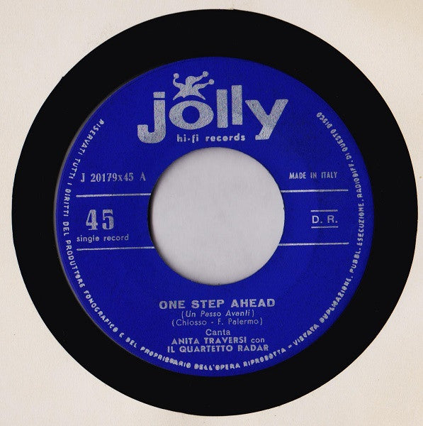 Anita Traversi, Quartetto Radar, Vittorio Sforzi E La Sua Orchestra – One Step Ahead (Un Passo Avanti) (7", Italy - 1962)