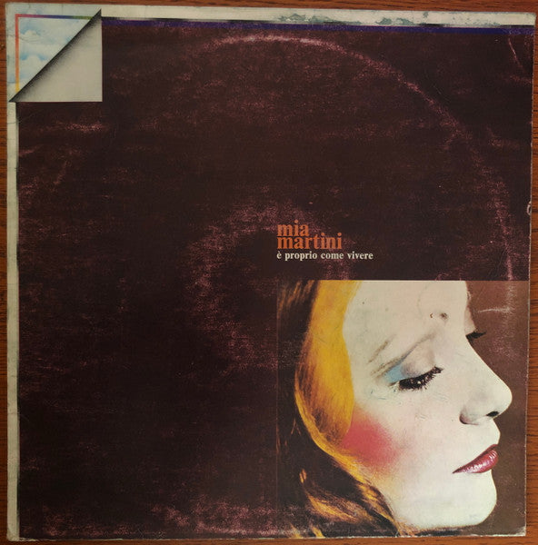 Mia Martini – È  Proprio Come Vivere (LP, Album, Repress, Italy)