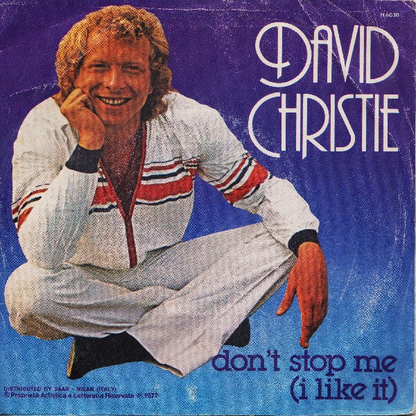 David Christie – Love Is The Most Important Thing (7", Italy - 1977)