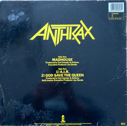 Anthrax – Madhouse (12", Europe - 1986)