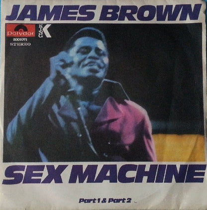 James Brown – Sex Machine (Part 1 & Part 2) (7", Italy - 1970)