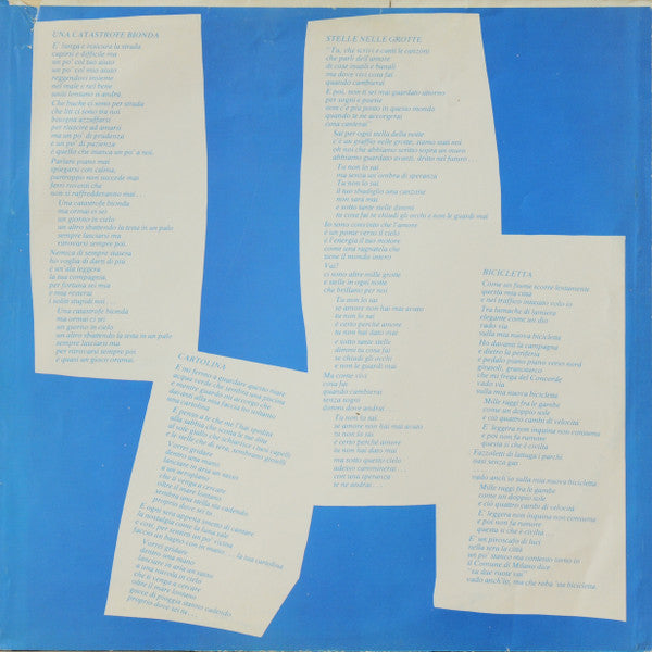 Marco Ferradini – Una Catastrofe Bionda (LP, Album, Italy - 1982)