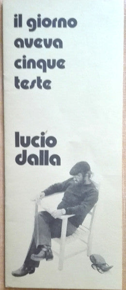 Lucio Dalla – Il Giorno Aveva Cinque Teste (LP, Album, Italy - 1973)