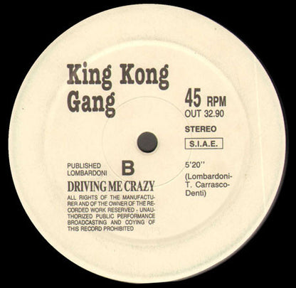 King Kong Gang – King Kong Five (12", Italy - 1990)