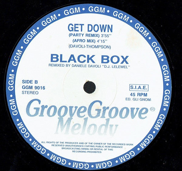Black Box – Fantasy (Remix) (12", Italy - 1990)